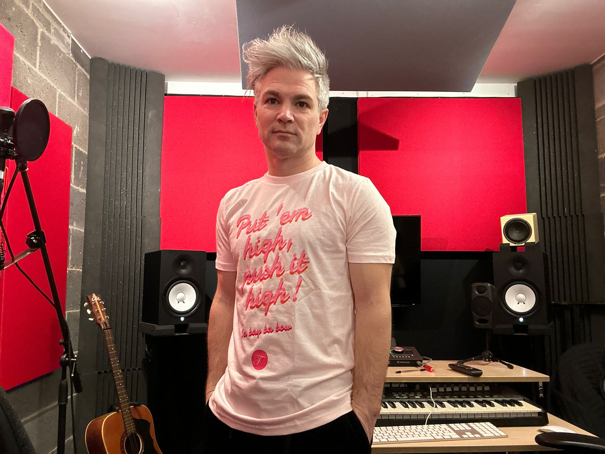 LYP modelling our Put Em High, Push It High t-shirt